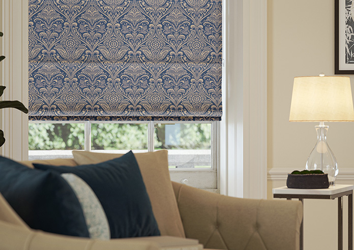 Hathaway, Indigo - Roman Blind - Image 5
